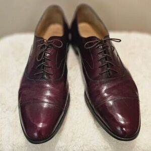 Ferragamo Men's Brown Leather Dress Shoes Size 13